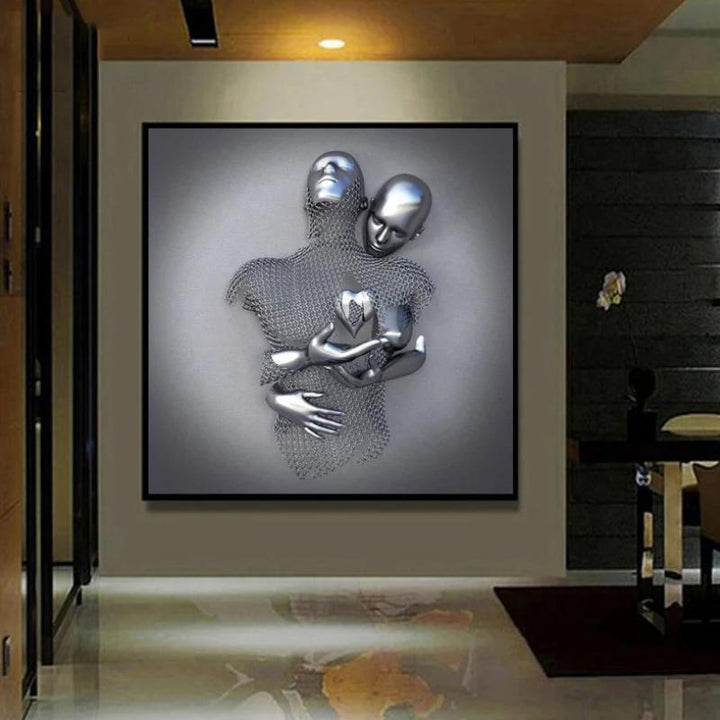 Skanto | 💞Kjærlighet Hjerte Kunst Veggmaleri💞