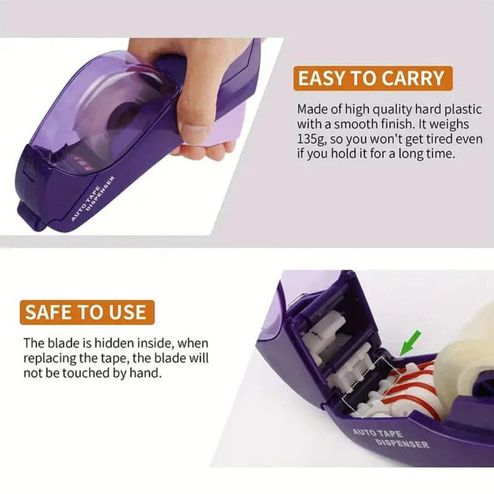 Automatisk tape dispenser, Alt-i-ett håndholdt tape kutter | Skanto