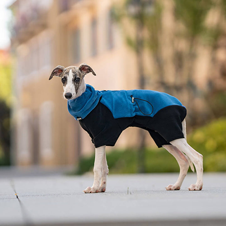 Skanto | Full Protection Polar Fleece Hundedress med Avtagbar Krage