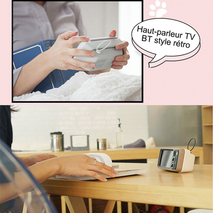 Mobil Høyttaler Retro TV Bluetooth | Skanto