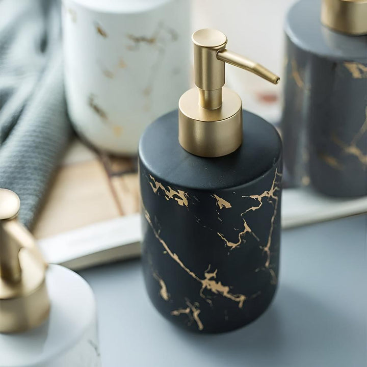 Skanto | Golden Marble Luxe Dispenser
