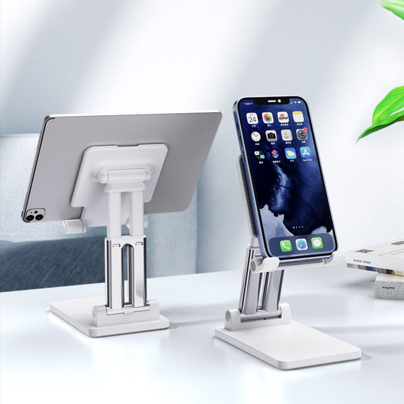Skanto | Justerbar Ergonomisk Sammenleggbar Tablet/Telefon Stativ