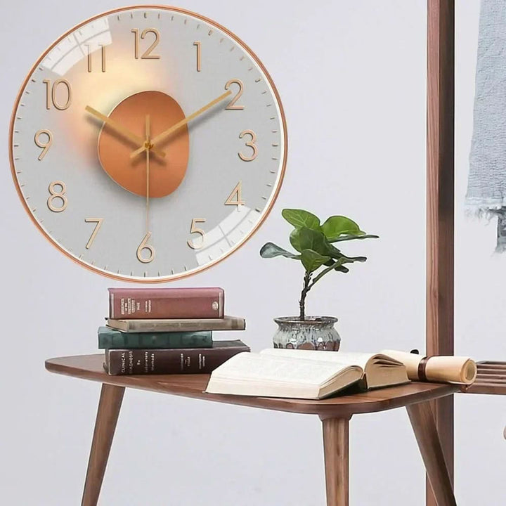 Skanto | Minimalistisk Digital Veggur – Stille & Klar Skjerm