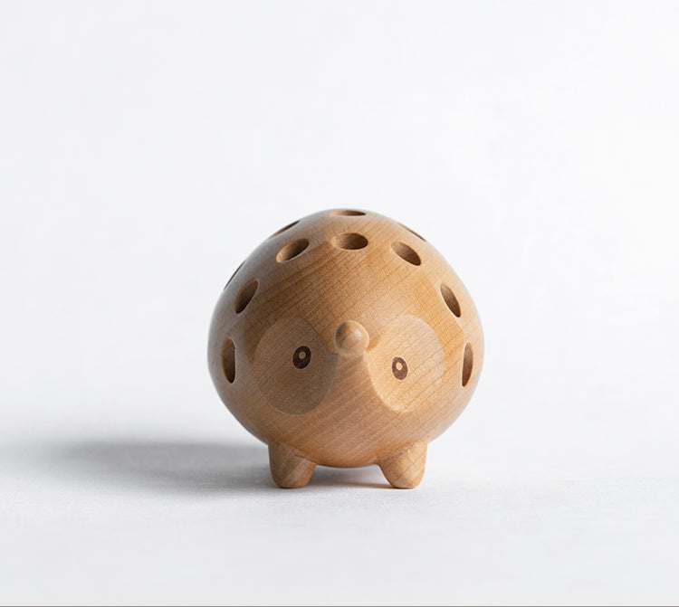 Skanto | Wood Creative Liten Piggsvin Blyant Holder, God Gave til Din Familie eller venner
