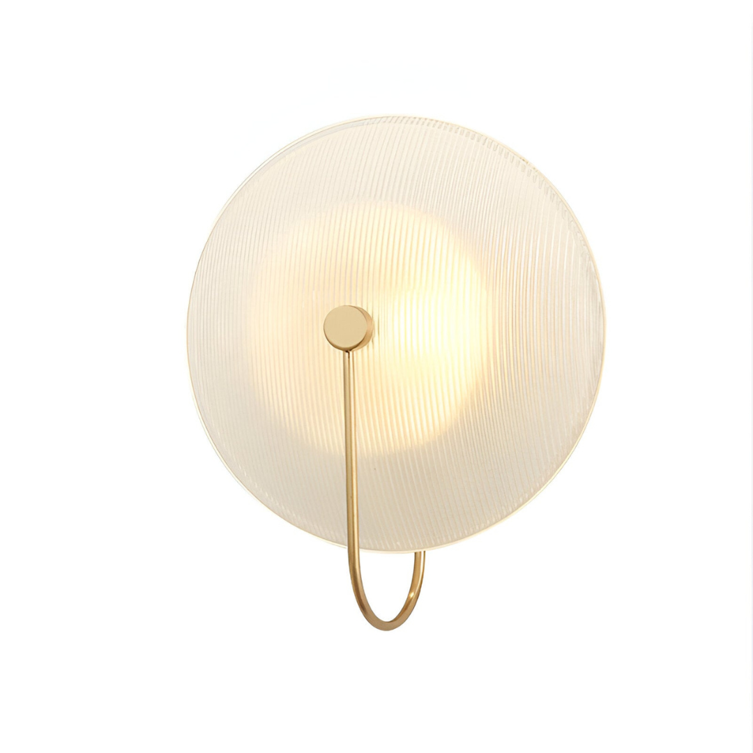 Skanto | Skandinavisk Rund Glass Vegglampe