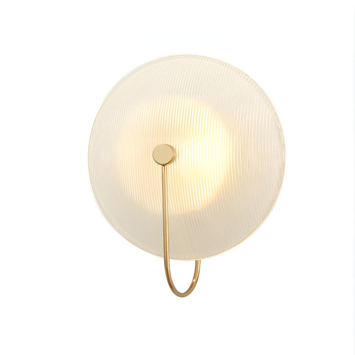 Skanto | Skandinavisk Rund Glass Vegglampe