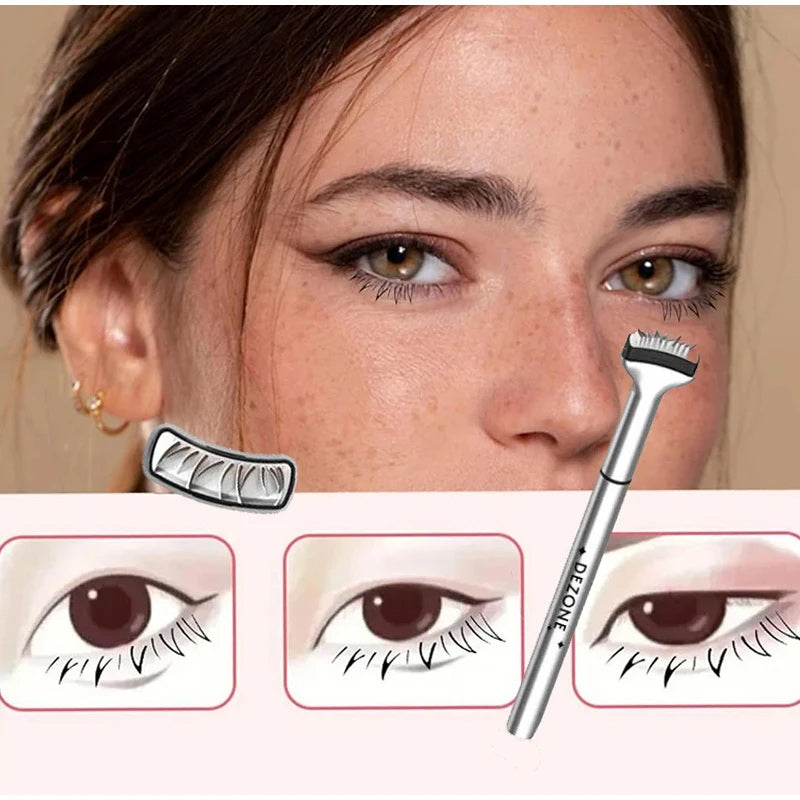 Skanto | 2-i-1 Eyeliner & Nedre Vippestempel Sett