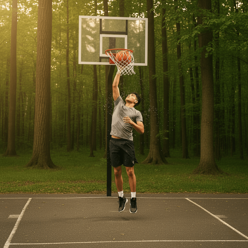 Skanto | Utendørs basketballnett for intens spill og holdbarhet