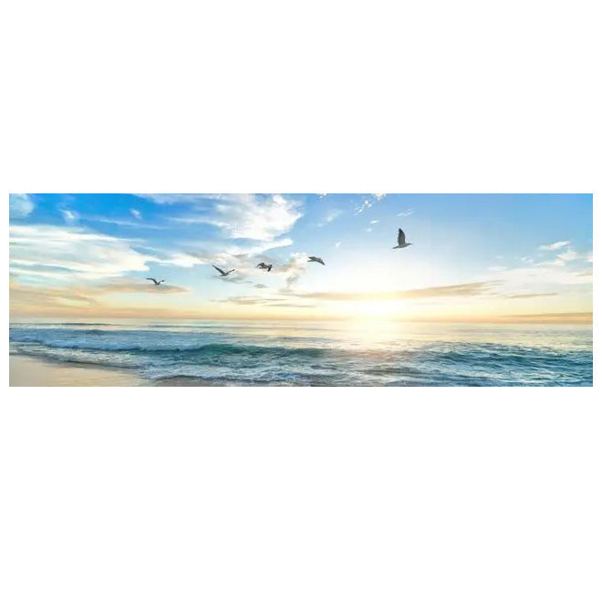 Mountain Lake Forest Wilderness Wall Art Large Format Canvas Prints Wide Landscape Above Sofa or Bed | Skanto