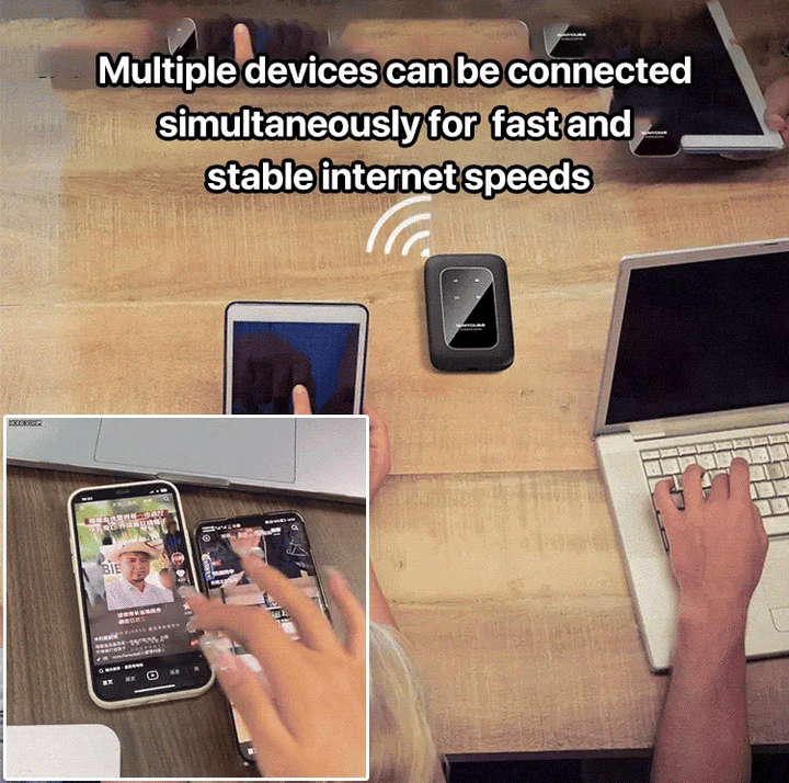 Tragbarer 5G-Mobilrouter – Schnelles and zuverlässiges Internet for unterwegs