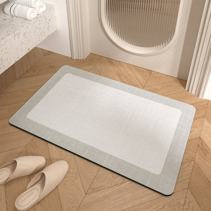 Non-Slip Minimalisme Baderomsgulvmatte - Super Absorberende, Lett å Rengjøre | Skanto