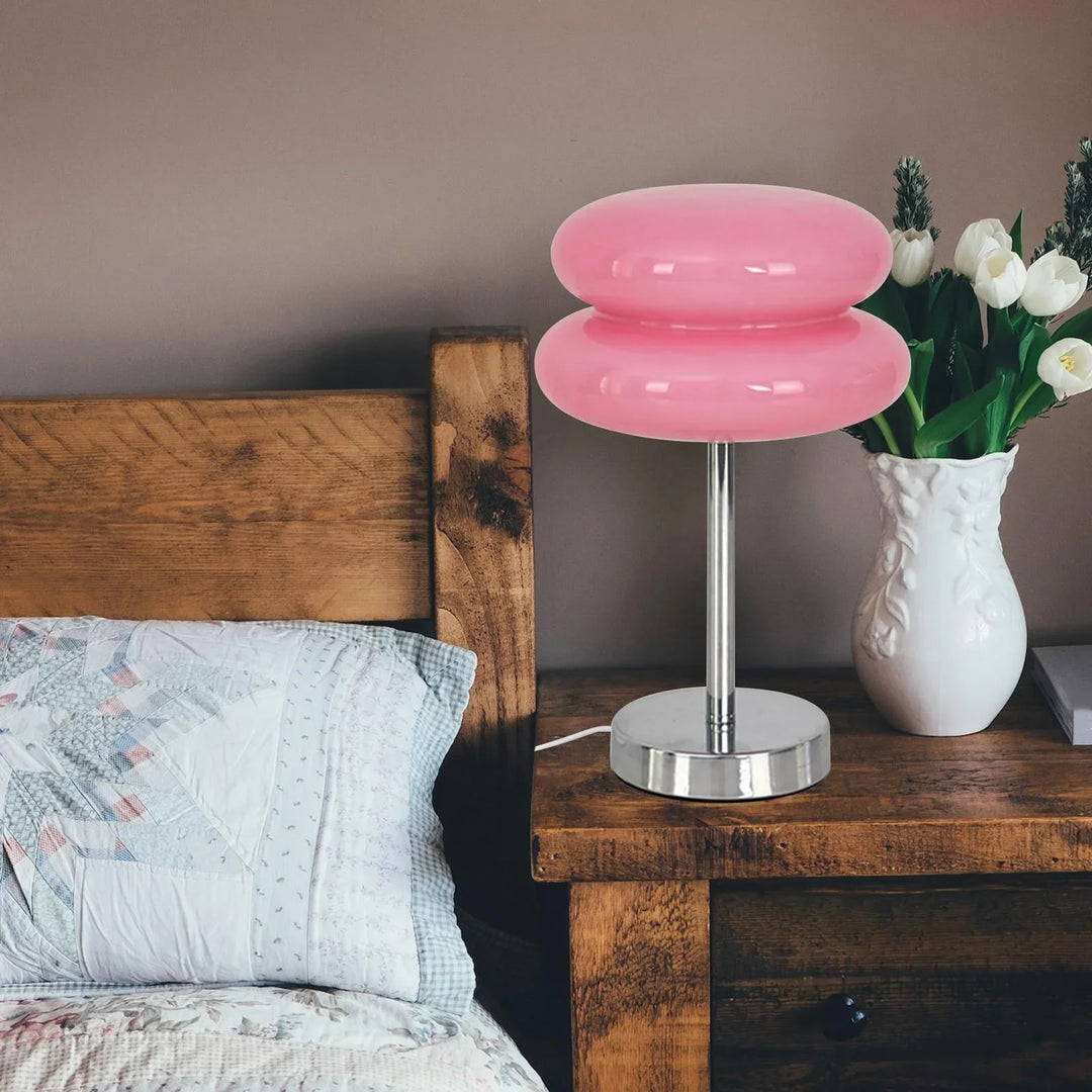 Skanto | Bordlampe Retro Glasskjerm