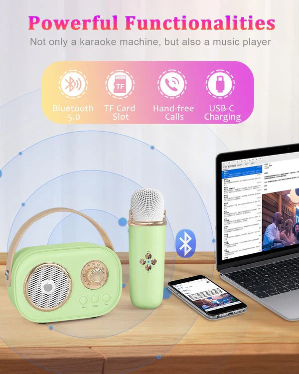 Skanto | Ultimate Karaoke Bluetooth Høyttaler