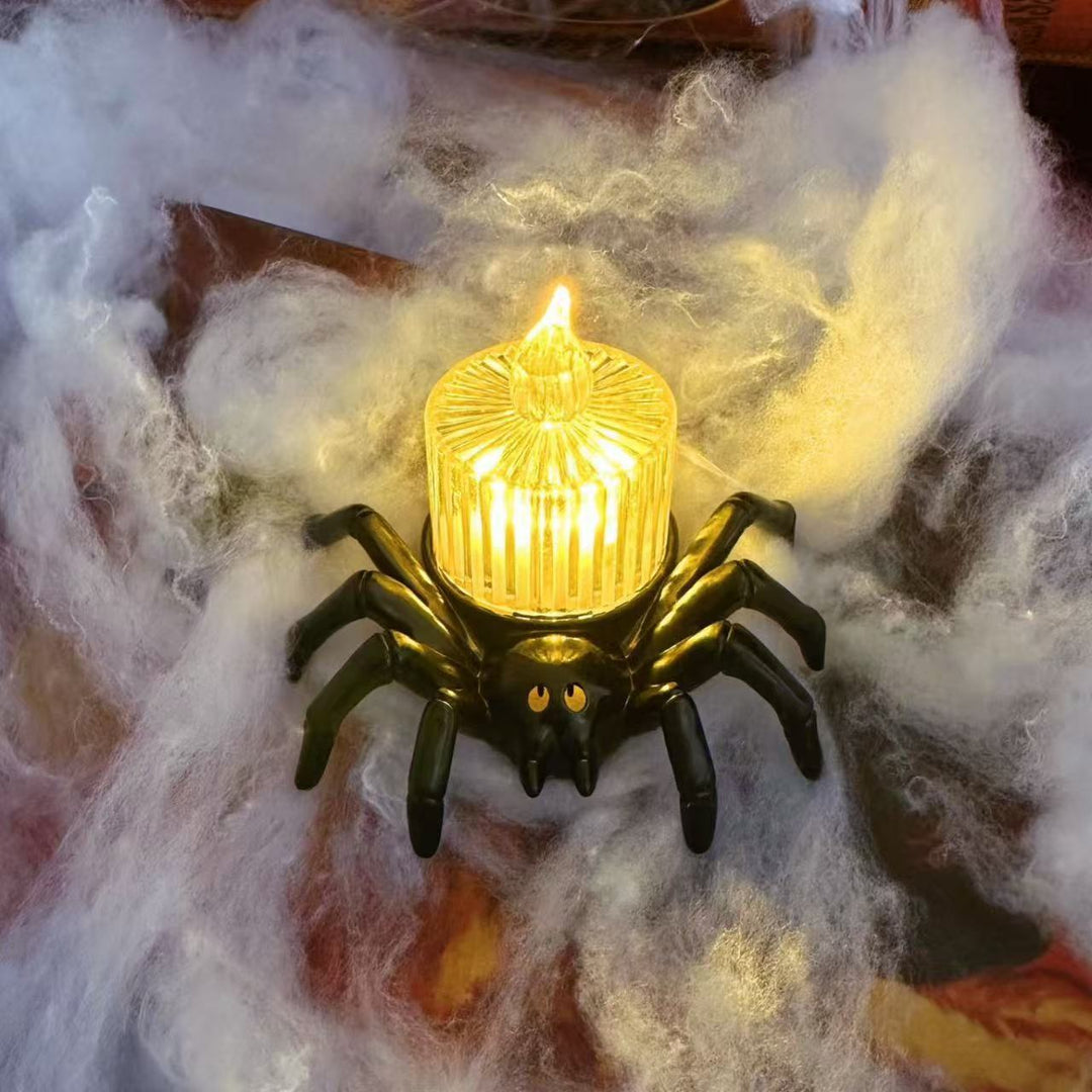Skanto | Halloween Dekorasjon – Spiderback Ornament med Lys og Øye Design