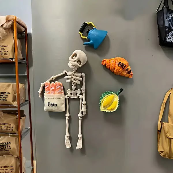 Skanto | 3D-printet vintage skjelett magnetisk figur 🎃