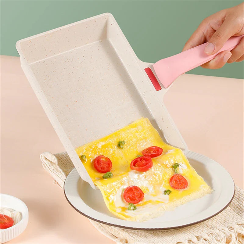 8" Aluminium Firkantet Non Stick Stekepanne Mini Pannekake Kjøkkenutstyr | Skanto
