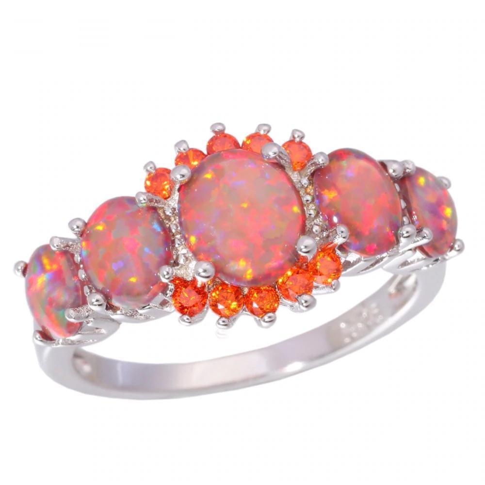 Skanto | Fire Opal Granatring