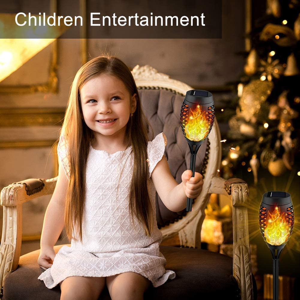 Skanto | 8-Pack: Solcelledbelysning med flimrende flamme