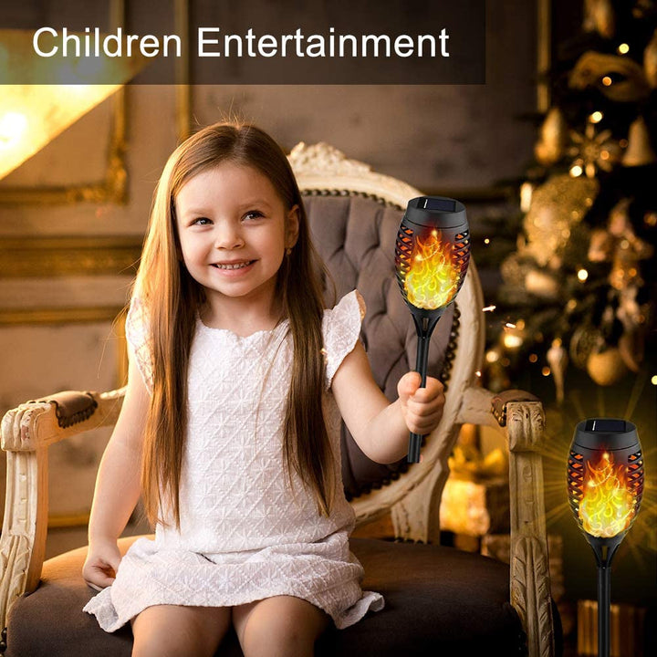 Skanto | 8-Pack: Solcelledbelysning med flimrende flamme