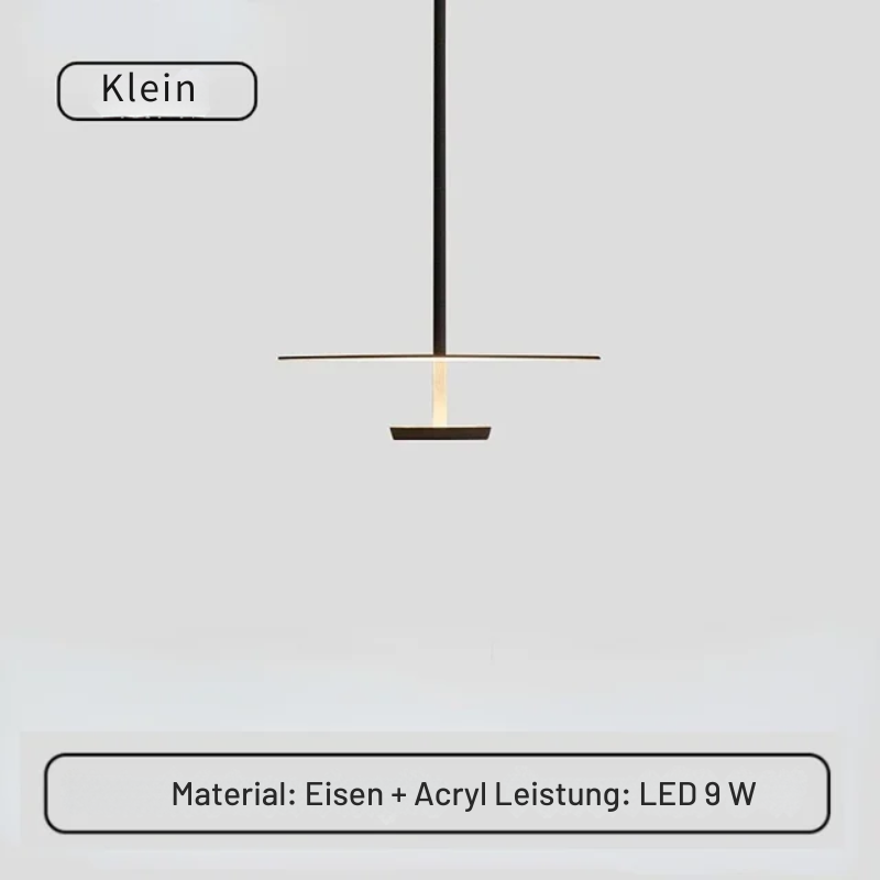 Minimalistisk Ring Pendellampe, Moderne LED Hængelampe til Spisestue & Kontor | Skanto
