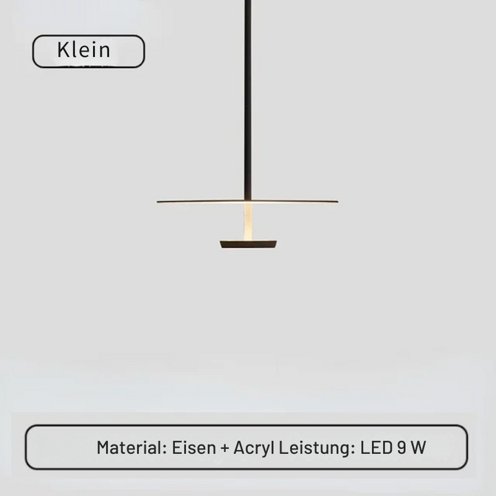 Minimalistisk Ring Pendellampe, Moderne LED Hængelampe til Spisestue & Kontor | Skanto