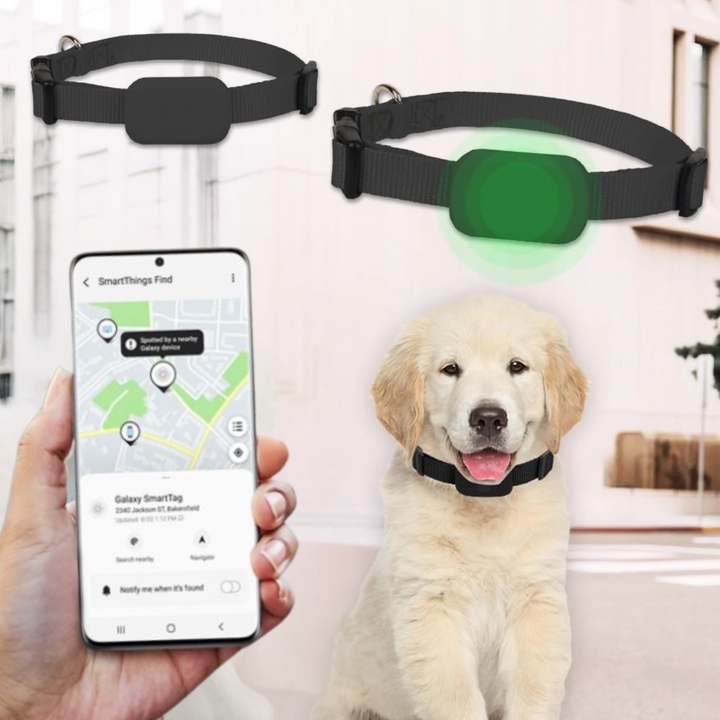 Skanto | AnimalTracker Mini – Smart hunde- og katte Bluetooth halsbånd tracker
