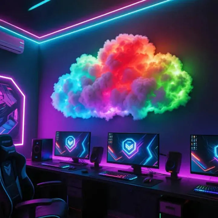 Skanto | LED Cloud Magic Light — Fordyp deg i magisk ro og fortryllende øyeblikk av velvære