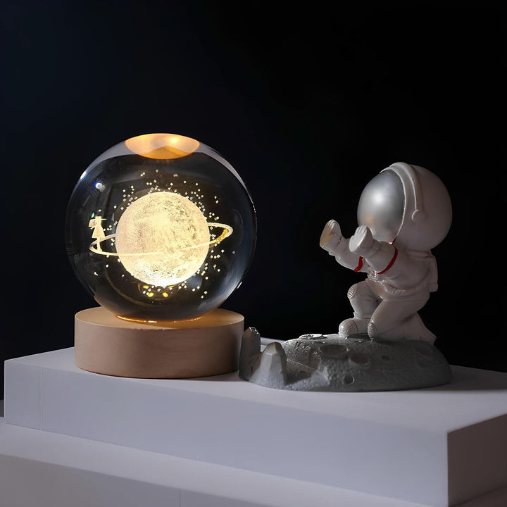 Skanto | Luminous Crystal Ball LED Nattlys Dekor