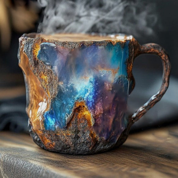Skanto | Håndlagde Kaffe kopper laget av Mineral Krystall, Isolert, Mikrobølgeovn Sikker, 350-450 ml