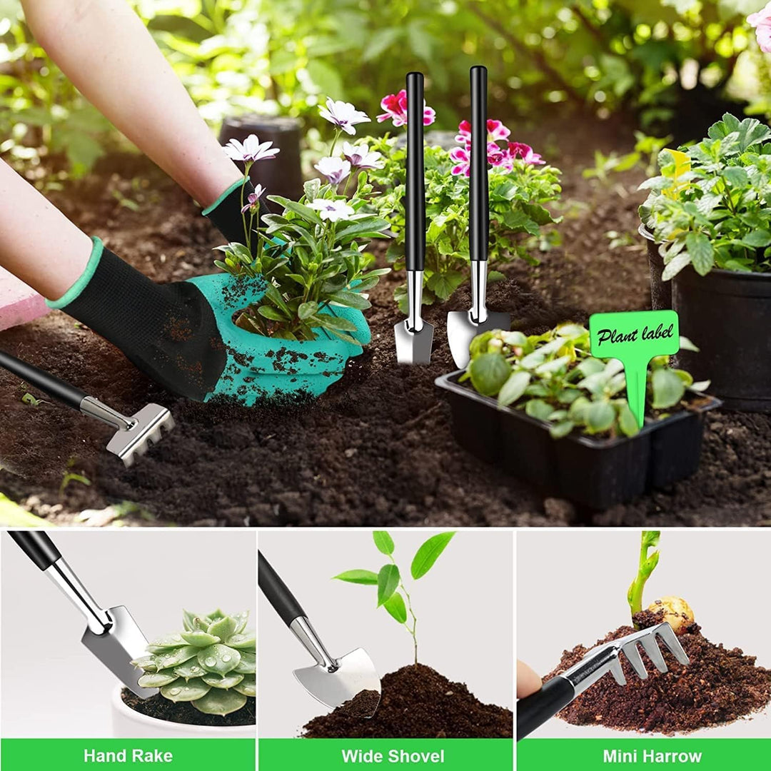 Frendorf | 24-delt Bonsai Tree Care Set med verktøy i høykarbonstål og PU-lærveske – Sevora
