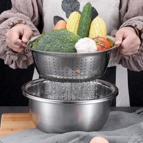 Rustfritt stål finmasket silsett Skanto