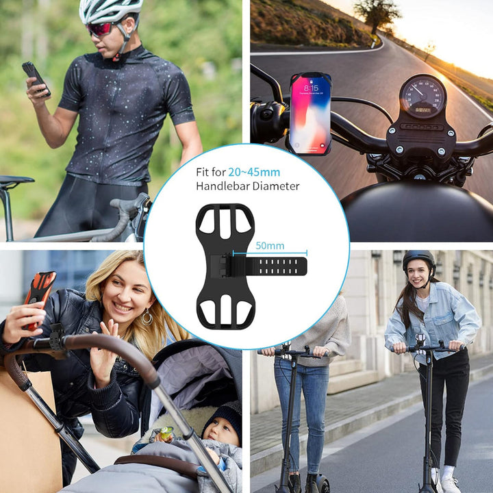 Sykkel telefonholder 360° roterbar avtakbar | Skanto