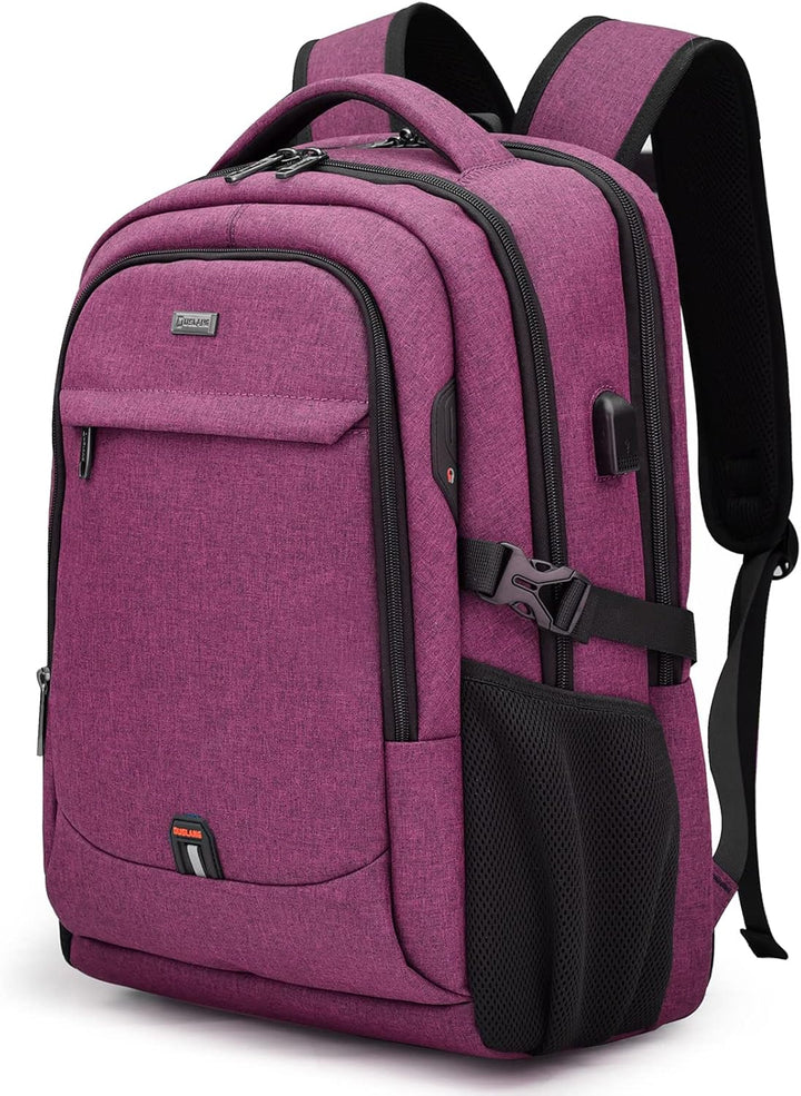 Vanntett reise laptop ryggsekk med USB-port og organisert lagring | Skanto