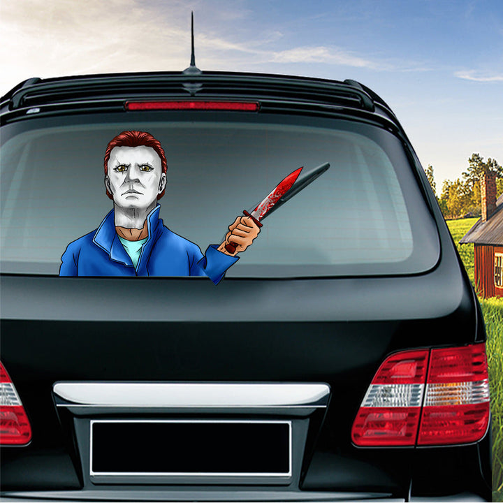 Skanto | 2024 Jul/Halloween Bil Vindusvisker Klistremerke
