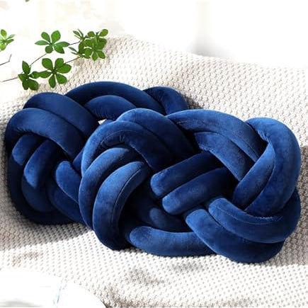 CozyPlush Set med 2 Plush Dekorative Puter – Myk Eleganse for Ditt Hjem Skanto