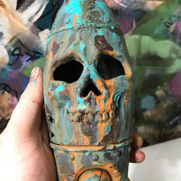 Skanto | The Skull Bomb - Lite Kjernekraft Hodeplagg Dekor