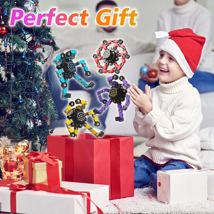 Skanto | Forvandlingsbare Fidget Spinnere 4 Pcs