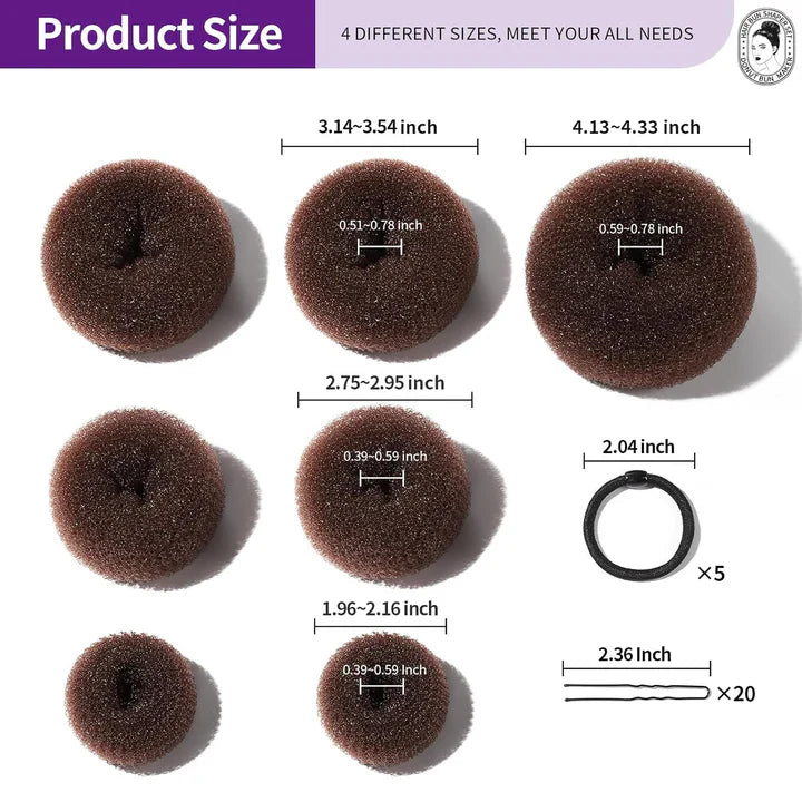 Skanto | Donut Knot Helper Set – 7 Ringer & Tilbehør