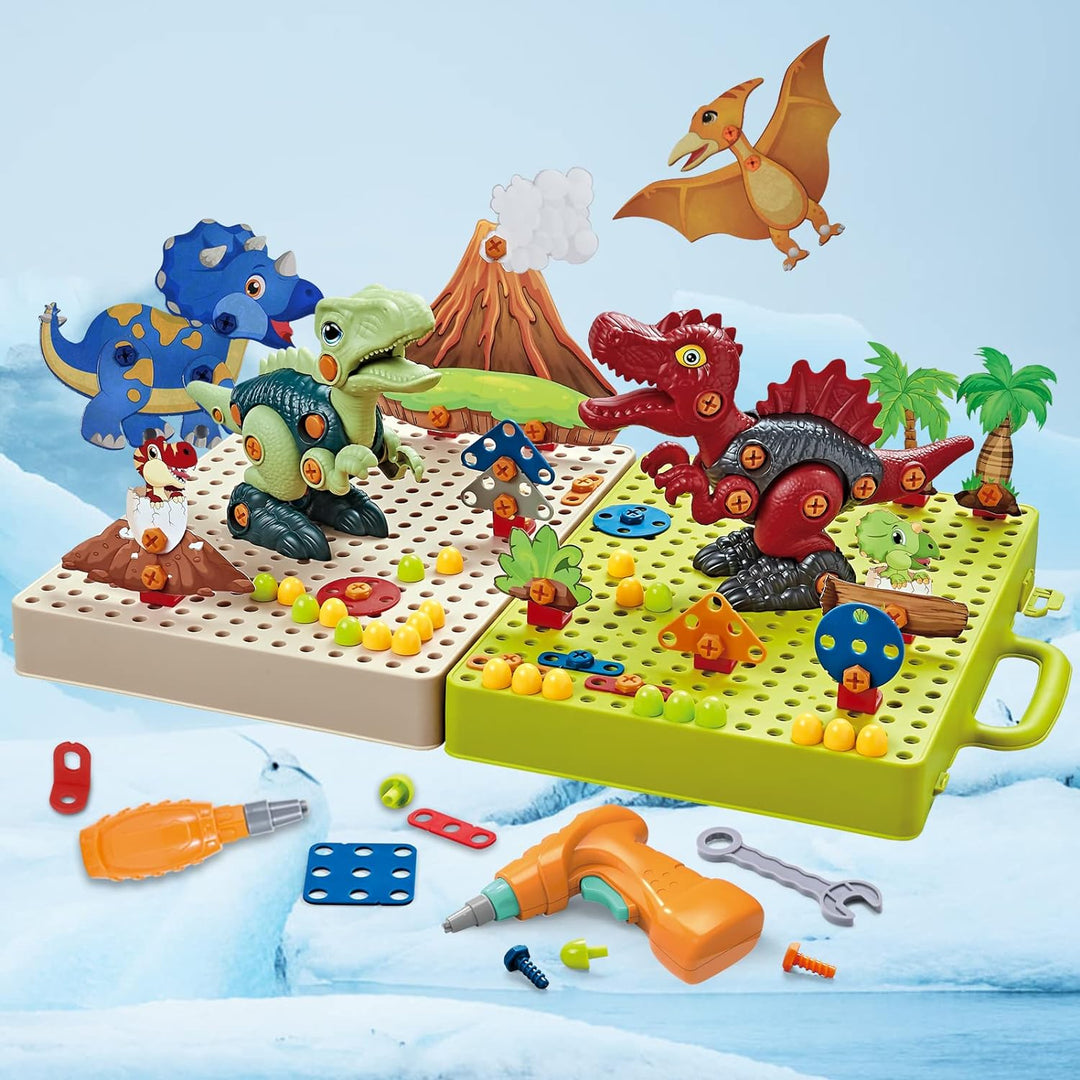 Skanto | Kreativ Skrue Moro – Dinosaur Konstruksjonssett