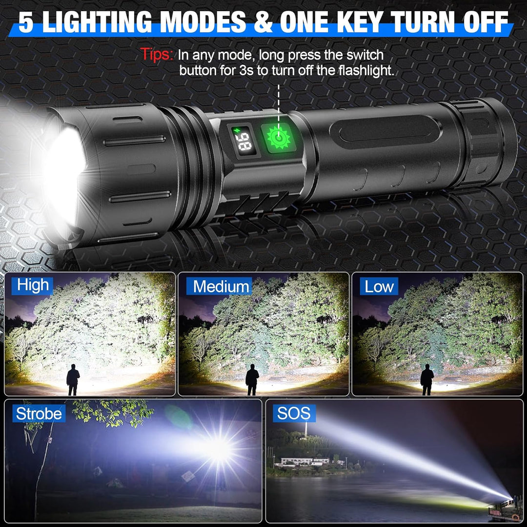 Den lyseste lommelykten i verden – 100 000 lumen | Skanto