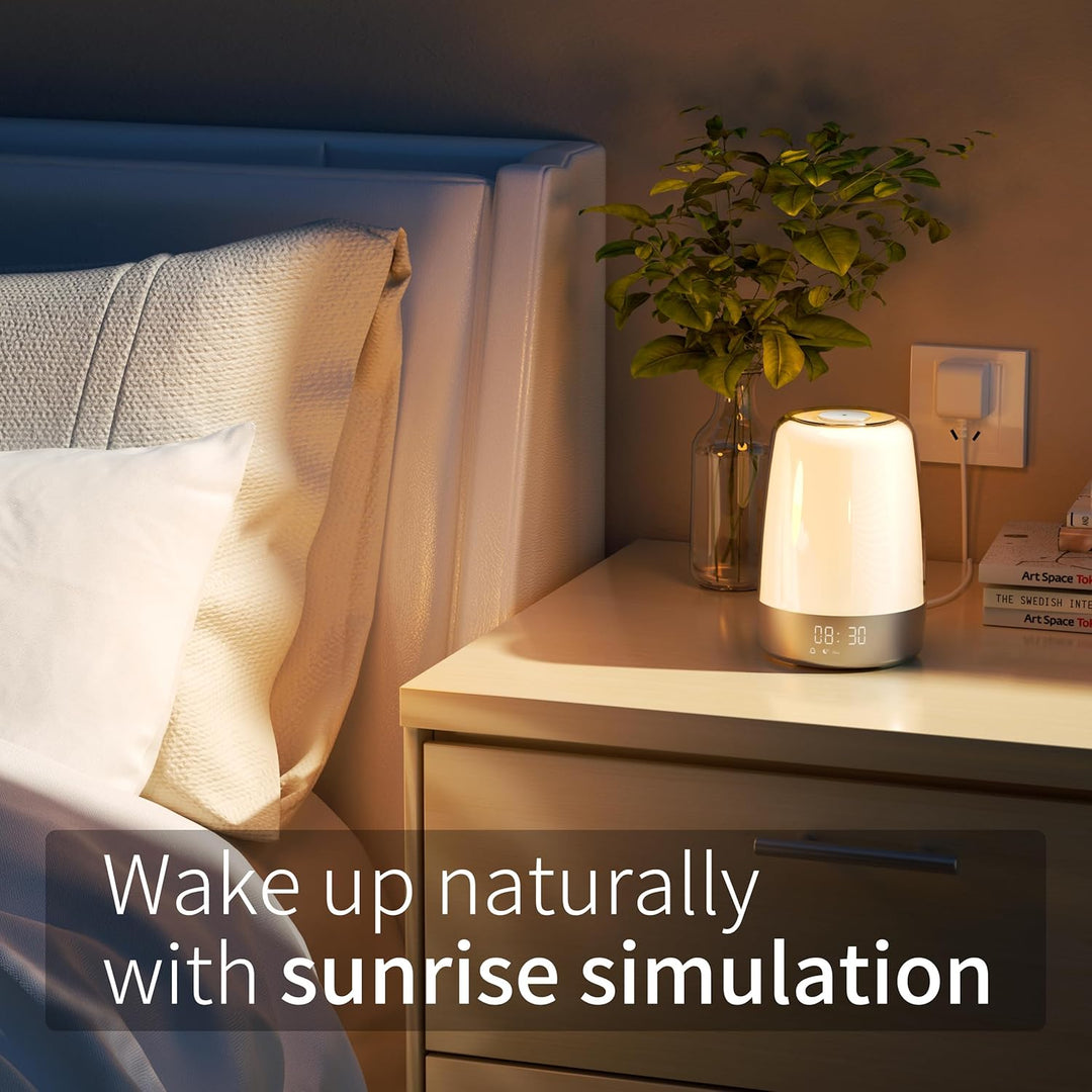 LightStart Vekke-Lampe – Soloppgang Simulering og Dimmbar Nattlampe | Skanto