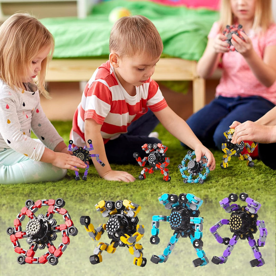 Skanto | Forvandlingsbare Fidget Spinnere 4 Pcs