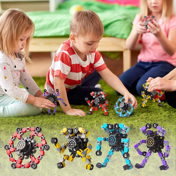 Skanto | Forvandlingsbare Fidget Spinnere 4 Pcs