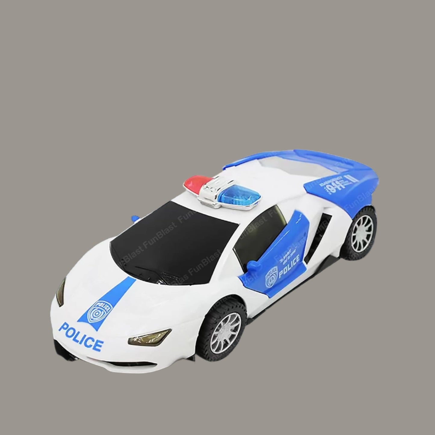 Norvo | SpeedPatrol | Spennende leke moro - Elektrisk politibil med 360° rotasjon, lys og lyd