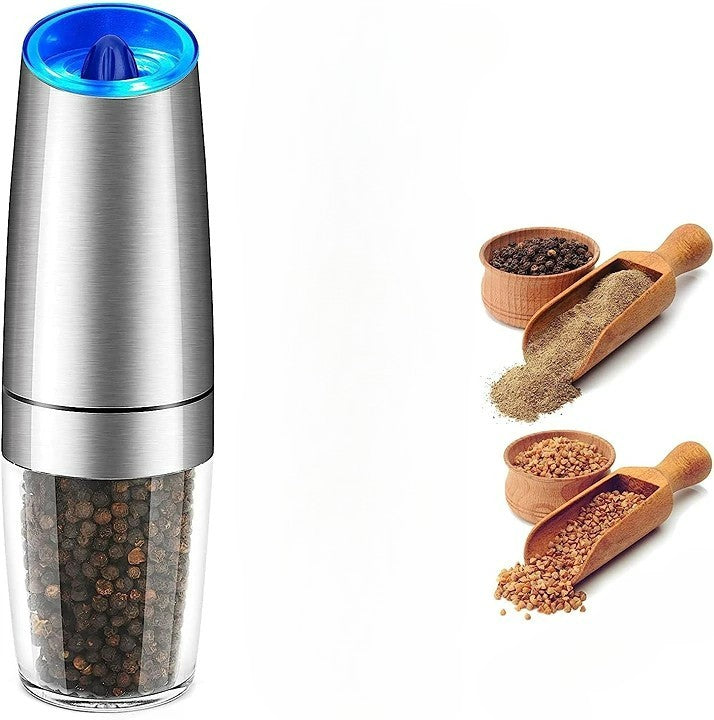 Automatisk elektrisk tyngdekraft induksjon salt- og pepperkvern | Skanto