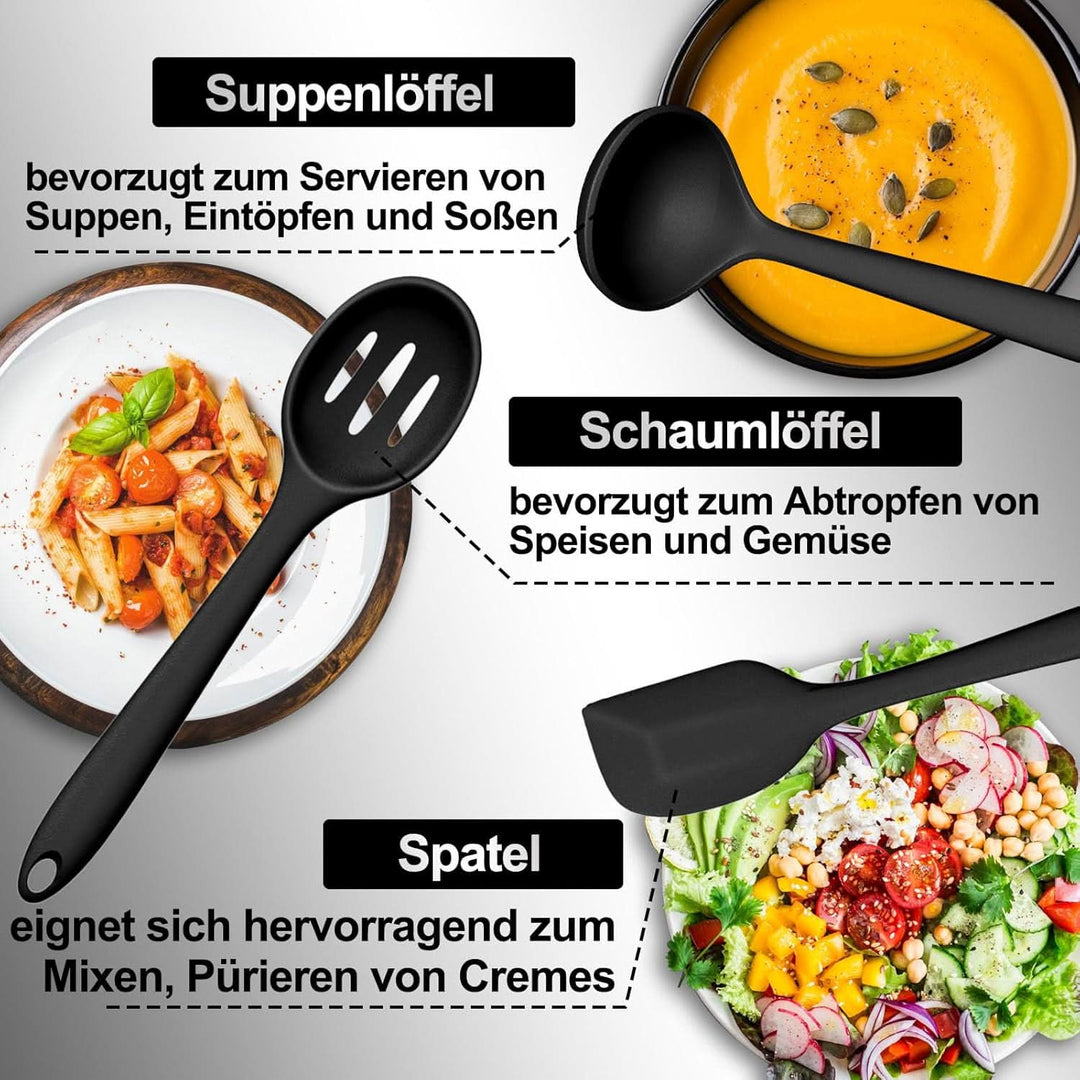 Skanto | KitchenPro - Silikon Kjøkkenredskapssett