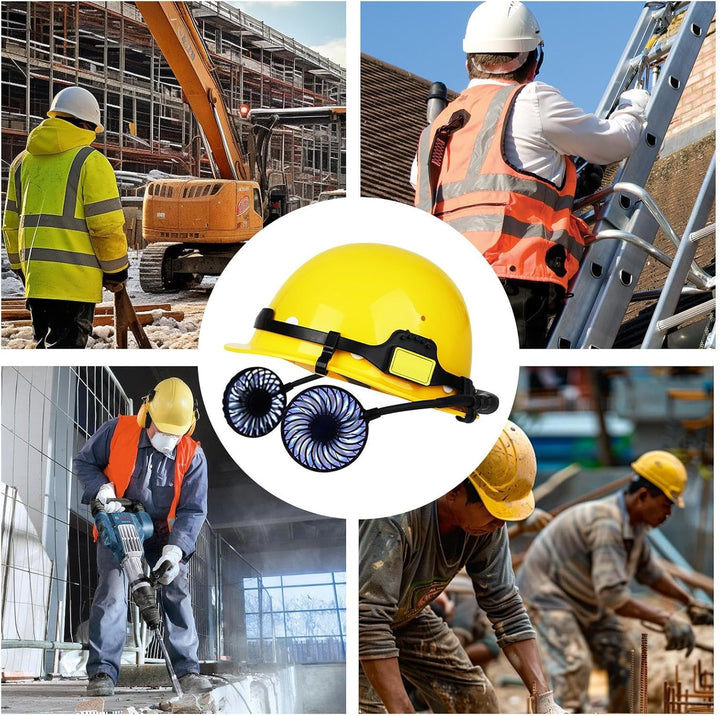 Skanto | Ventilated Construction Helmet with Adjustable Cooling Fan – Biniveil