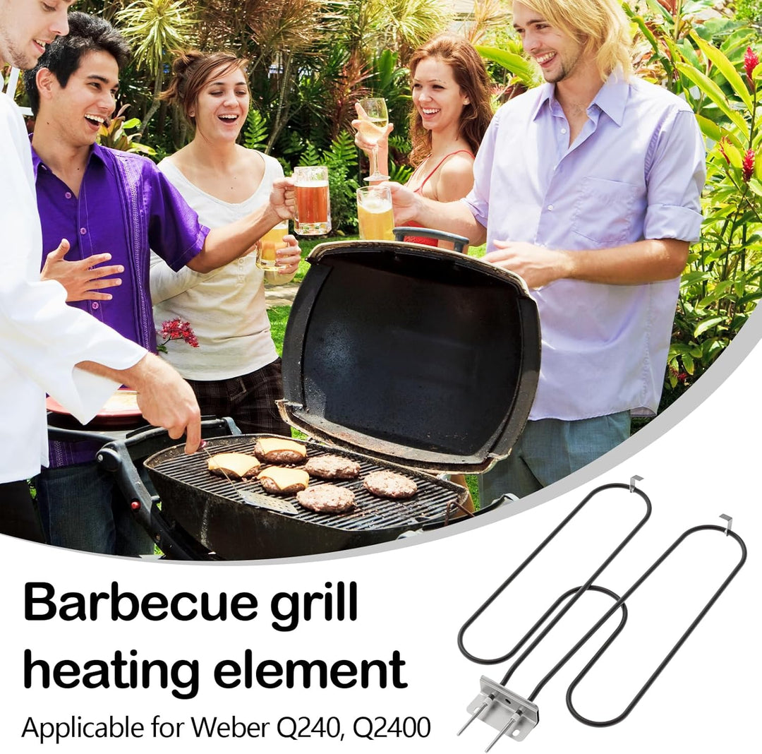 Frendorf | Høy-effekt rustfritt stål grill varmeelement 2200W for utendørs elektrisk BBQ – Zeythra