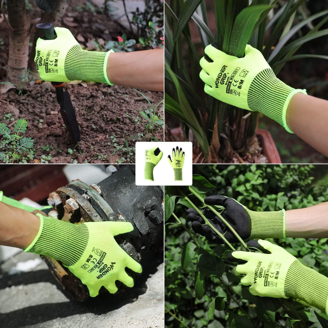 Skanto | Arbeidshansker med Wonder Grip – Halkefrie hansker for hagearbeid og håndverk