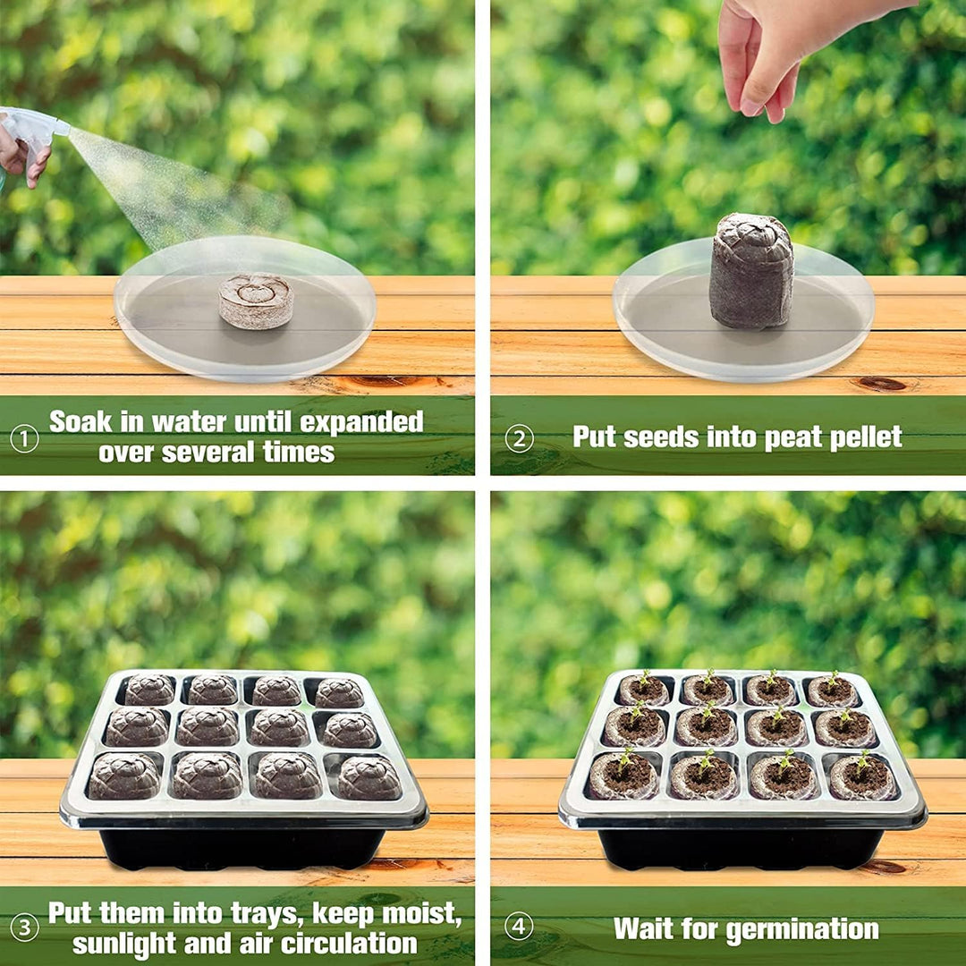 Skanto | Kokosfiber Torv Frøplante Pellets – Startpakke for Frøplante